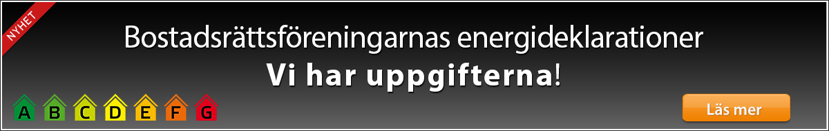 Bostadsrättsföreningarnas energideklarationer - Hittabrf.se