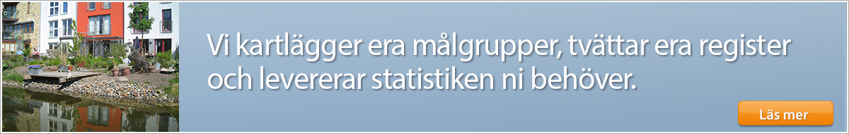Analyser, kartl�ggningar och statistik